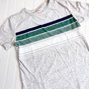 •Cat & Jack• heathered stripe tee
